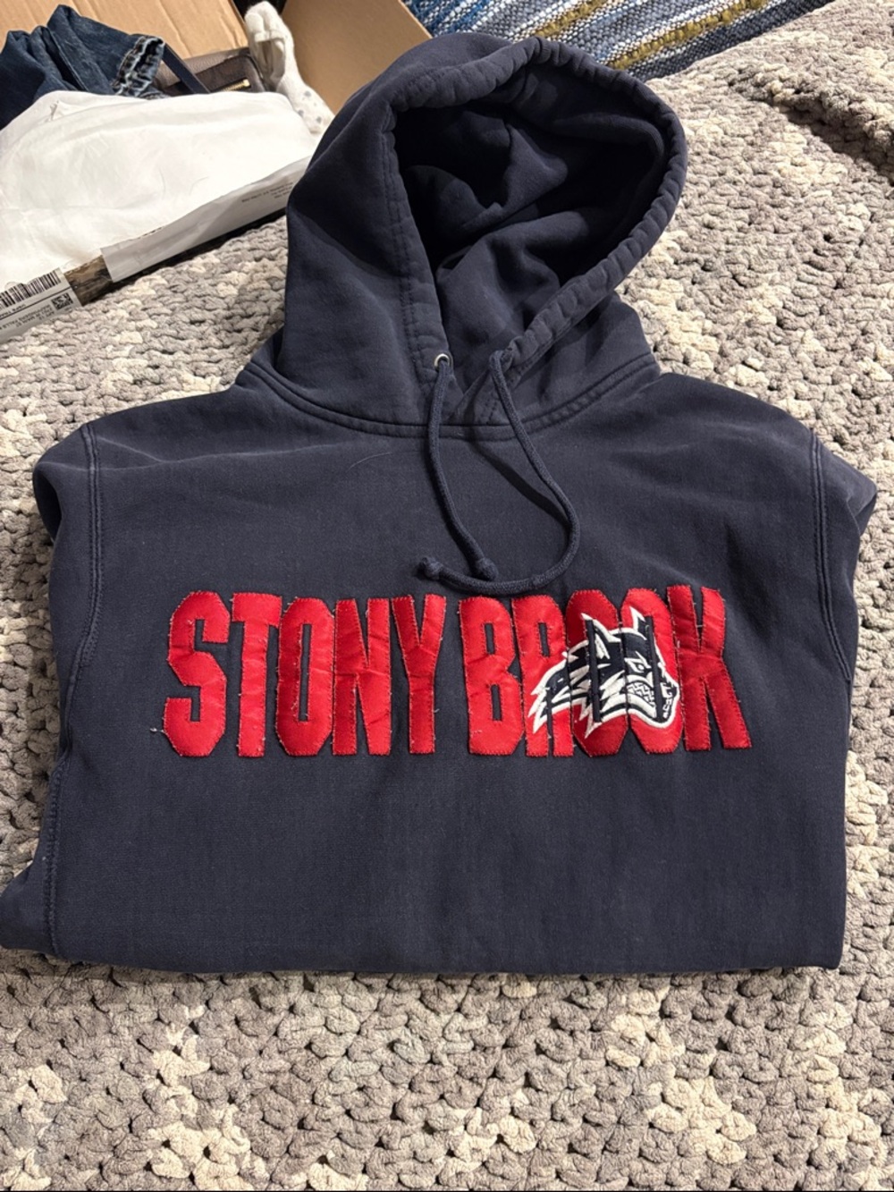 SUNY Stonybrook Wolfie the Seawolf Hoodie